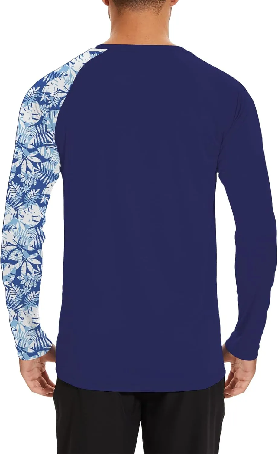 Mens Rash Guard Long Sleeve UPF 50  Quick Dry Sun Shirt UV Protection SPF Water Shirt Fishing Swimming HH24024