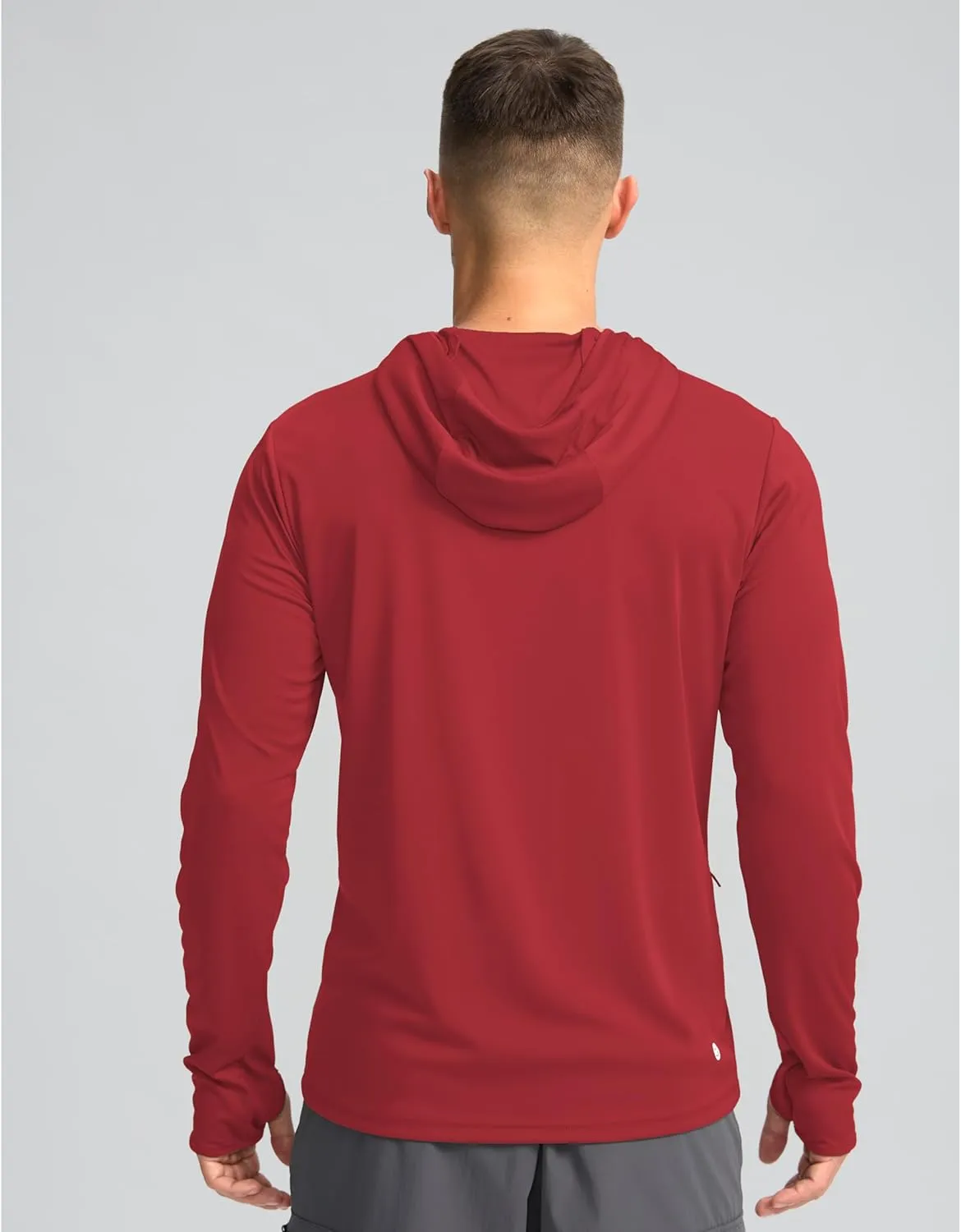 Men's Sun Protection Shirts UPF 50  Long Sleeve Hoodie with 2 Pockets UV SPF Fishing Hiking Rash Guard Shirts