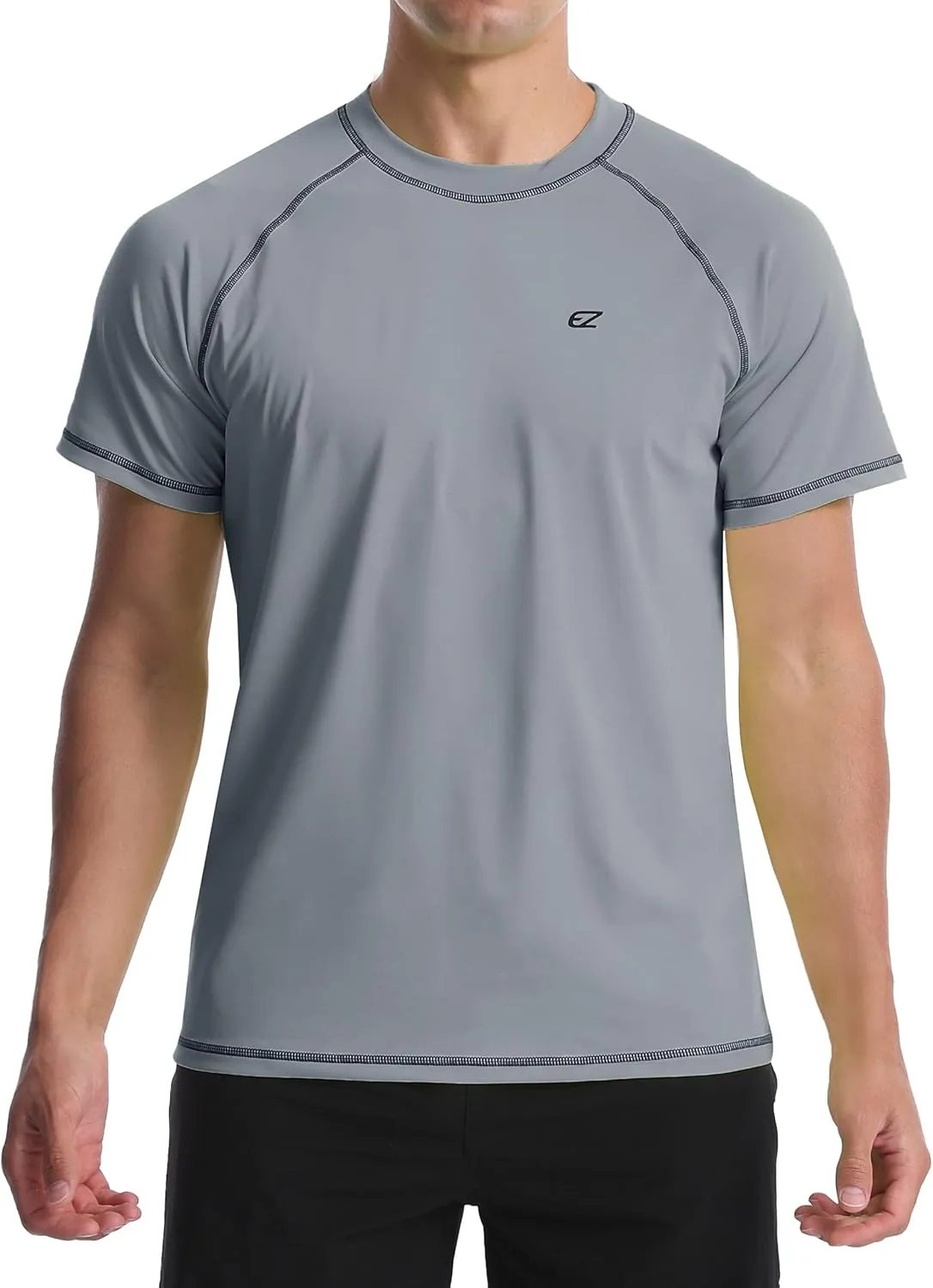 Men's Swim Shirts Rash Guard UPF 50  UV Sun Protection T-Shirt Quick Dry Fishing Beach T Shirts