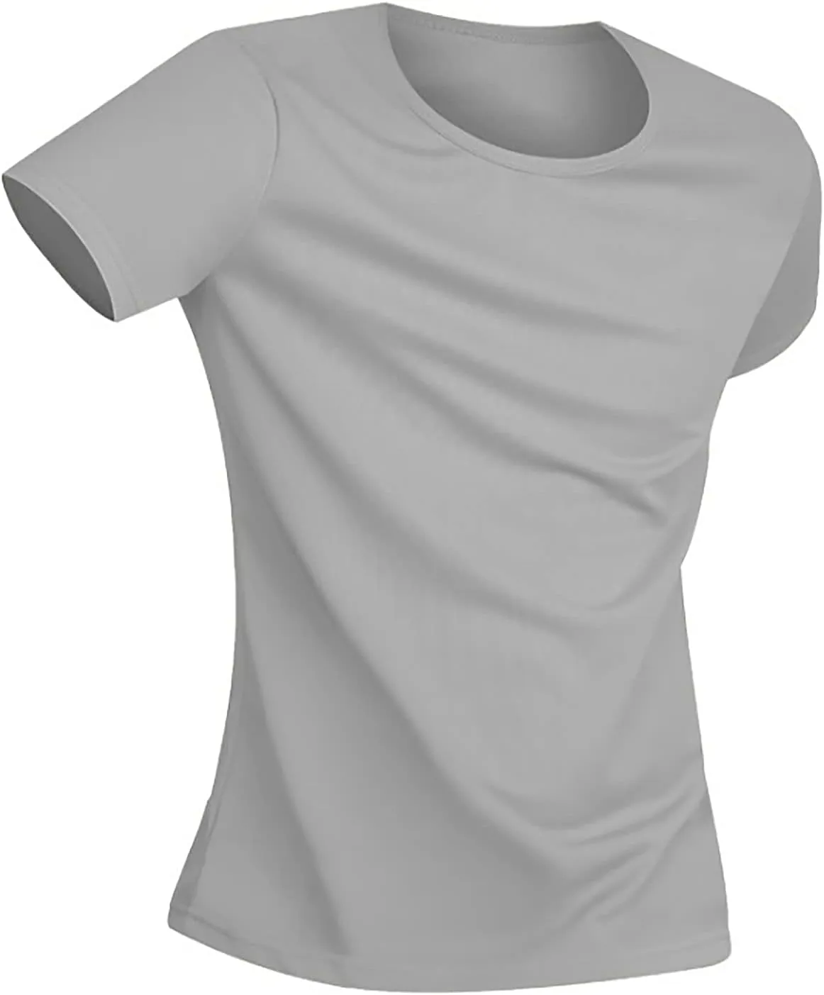 Men's Waterproof Quick Dry T-Shirt Summer Casual Short Sleeve Crewneck Tee Tops Running Gym Active Performance Shirts