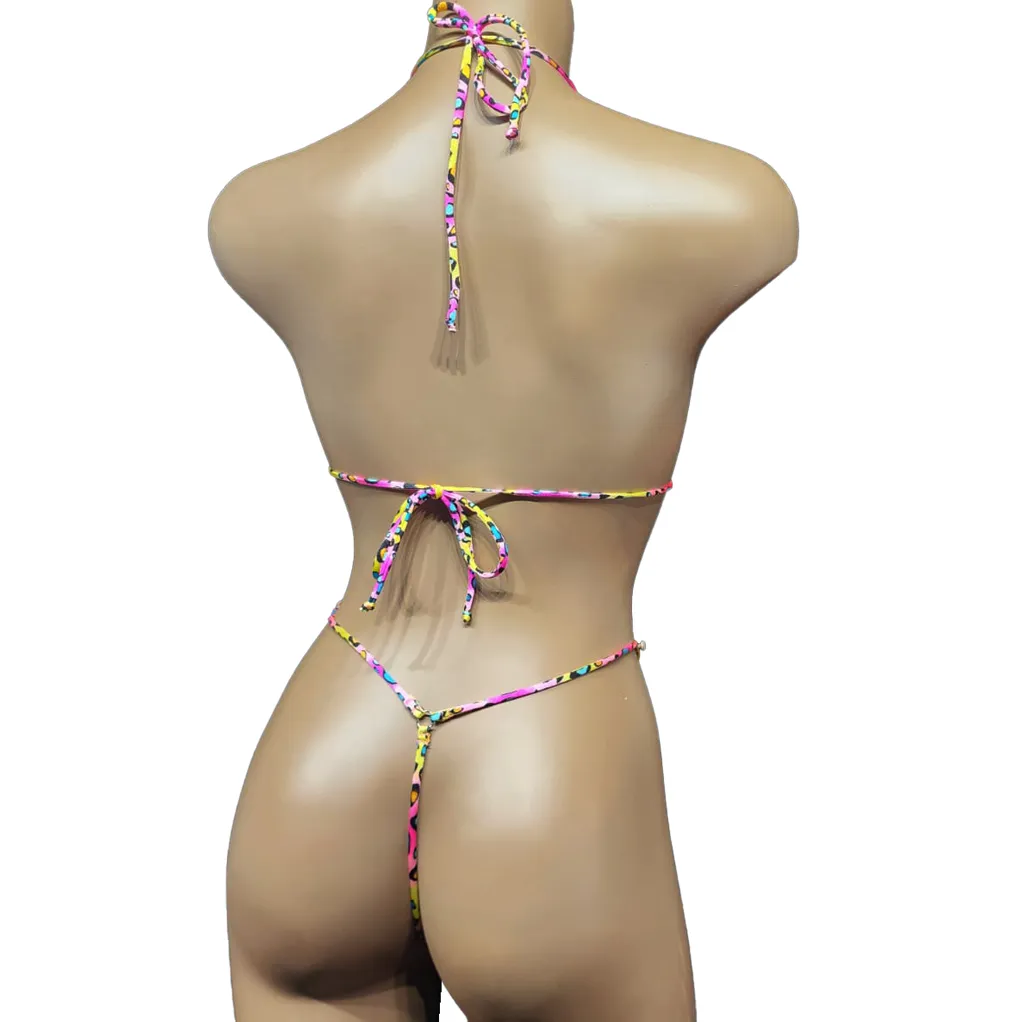 Micro Beach Bikini No.84 Teenie Weenie Rainbow Leopard