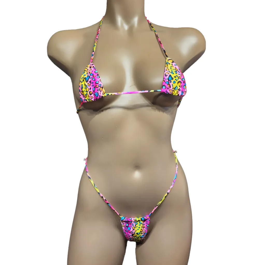 Micro Beach Bikini No.84 Teenie Weenie Rainbow Leopard