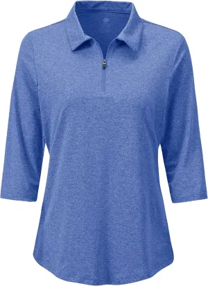 MoFiz Womens Short Sleeve Golf Polo Shirts Quick Dry Camo Lightweight UPF 50  Tennis Sports Athletic Tops Casual