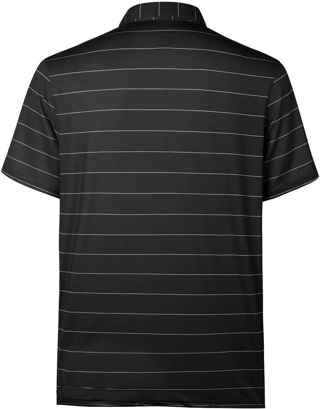 MOHEEN Golf Shirts for Men Lightweight Dry Fit Print Moisture Wicking Performance Short Sleeve Sports Polo Shirt