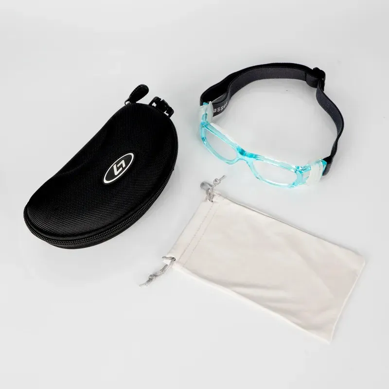 OBAOLAY New Design Basketball Goggles Safey Protection Glasses Set Sport Eyewear for Badminton Tennis Football For Childre