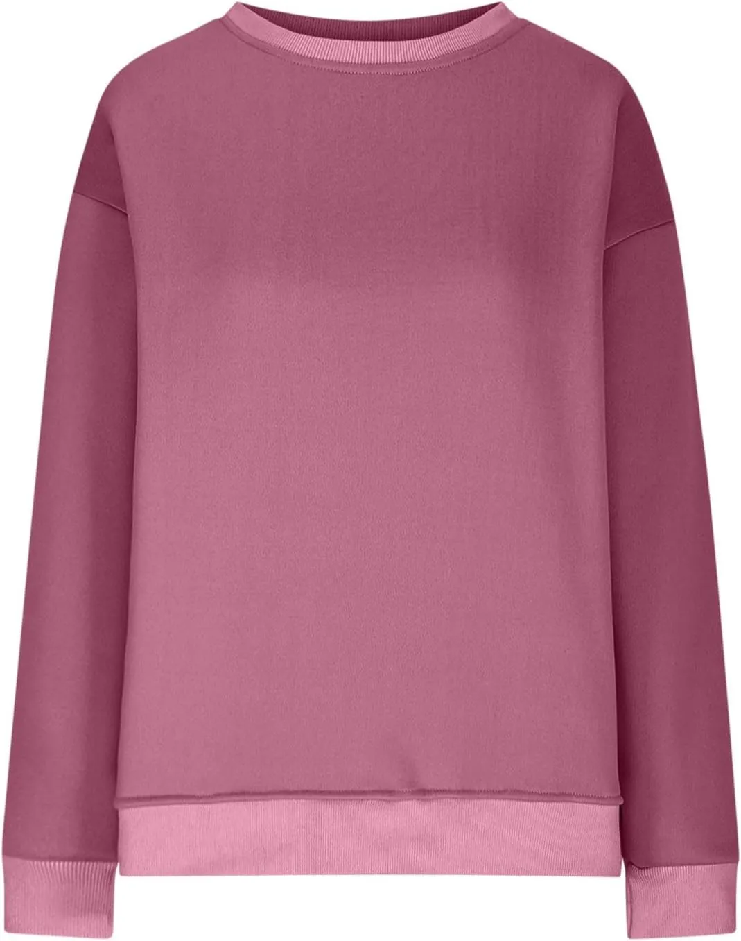 Oversized Crewneck Sweatshirts For Women Fleece Long Sleeve Pullover Tops Fall Fashion Outfits 2024 Winter Sweaters