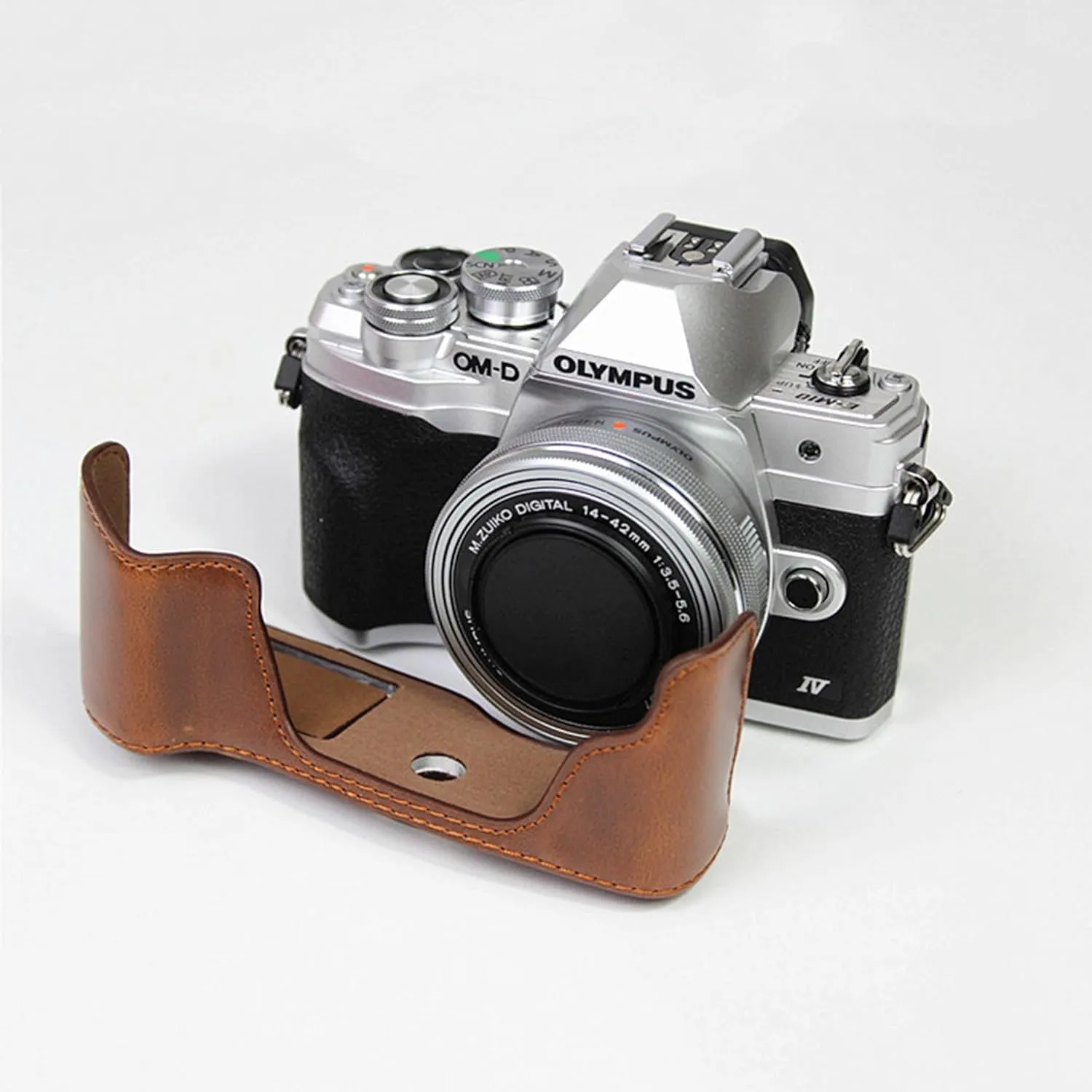 Personalized Camera Case Compatible with Olympus E-M10 Mark III IV, Half Case with Battery Access, Olympus Camera Protective Cover (E-M10 Mark III)