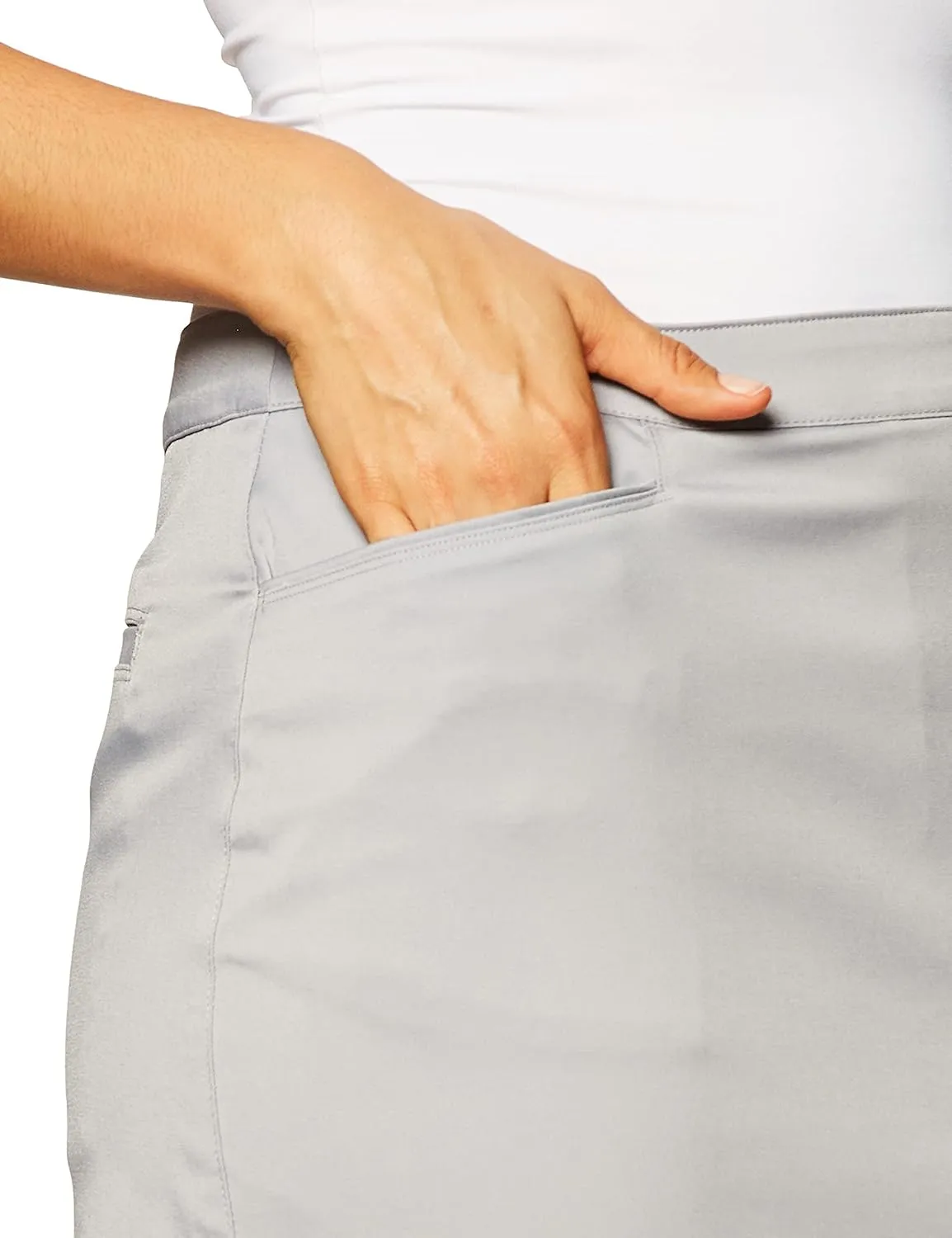 PGA TOUR 17" Women's Golf Skort with Comfort Stretch Waistband, Moisture-wicking, Sun Protection, Lightweight Fabric