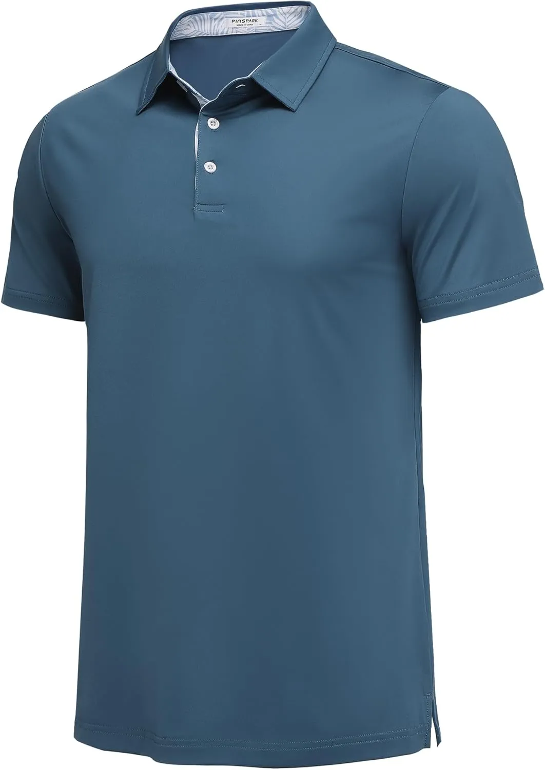 PINSPARK Mens Polo Shirts Short Sleeve Moisture Wicking Dry Fit Performance Casual Collared Polo Golf Shirts for Men