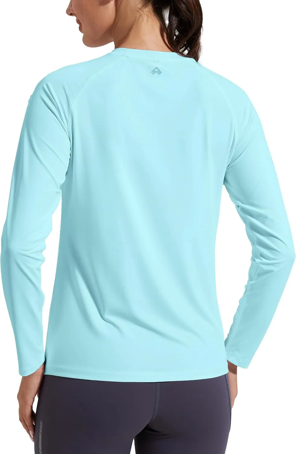 Pioneer Camp Women's UV Sun Protection SPF Shirt V Neck UPF 50  Long Sleeve Workout Tops Quick Dry Rash Guard Hiking Running