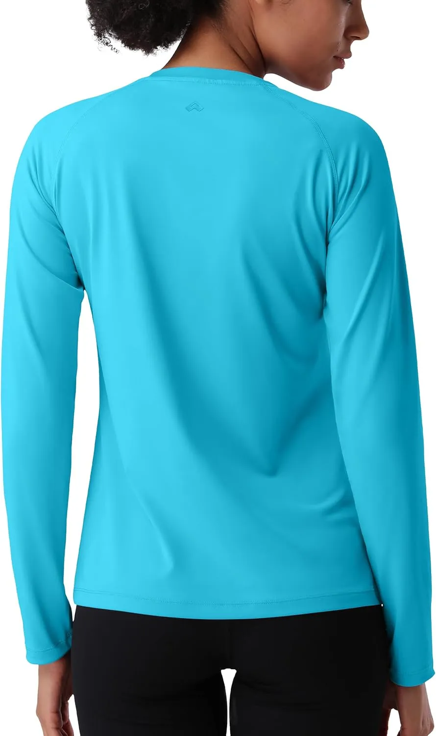 Pioneer Camp Women's UV Sun Protection SPF Shirt V Neck UPF 50  Long Sleeve Workout Tops Quick Dry Rash Guard Hiking Running