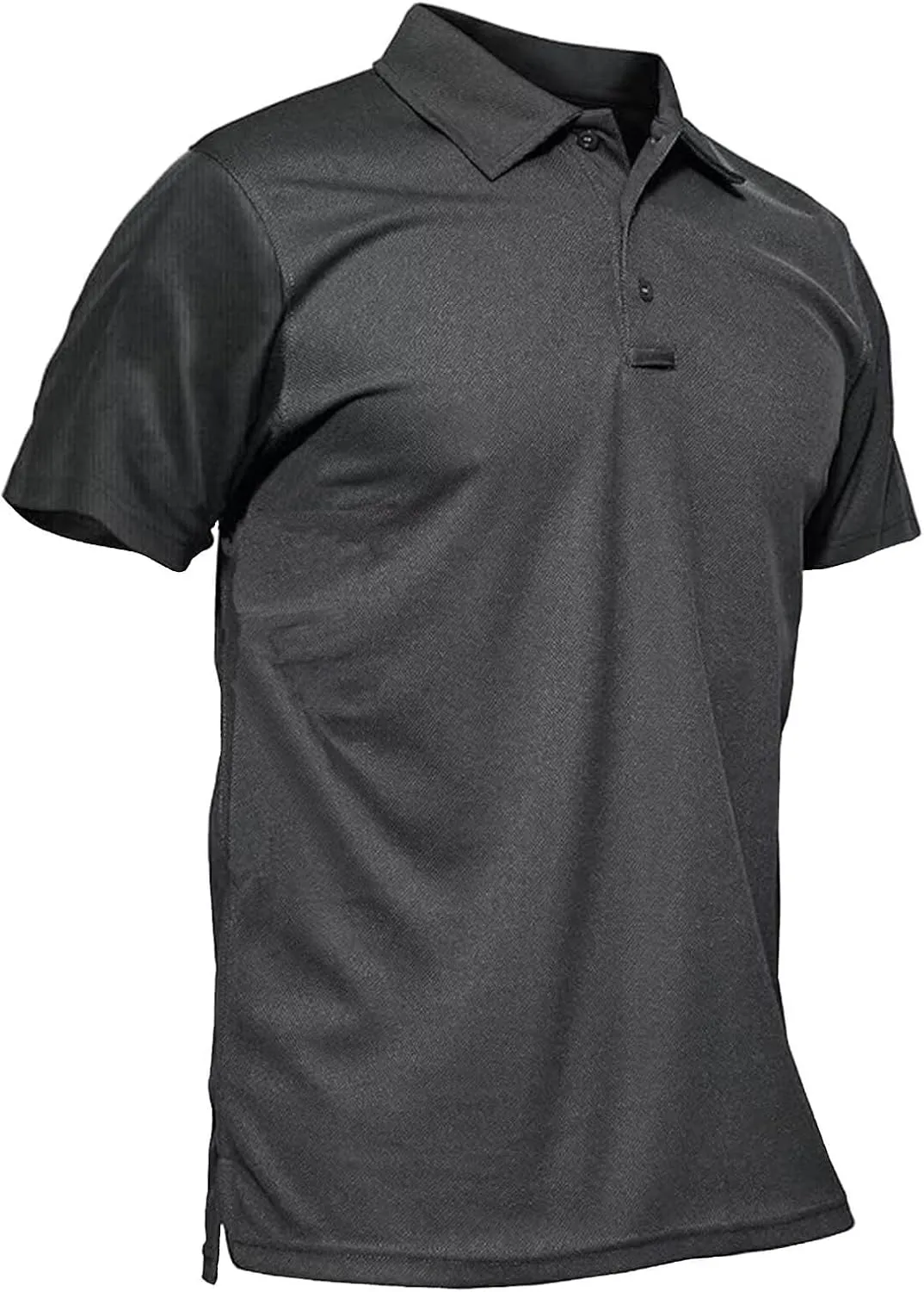 Polo Shirt for Men Classic Fit Button Down Workout Tops Moisture Wicking Quick Dry Casual Short Sleeve Golf T-Shirts