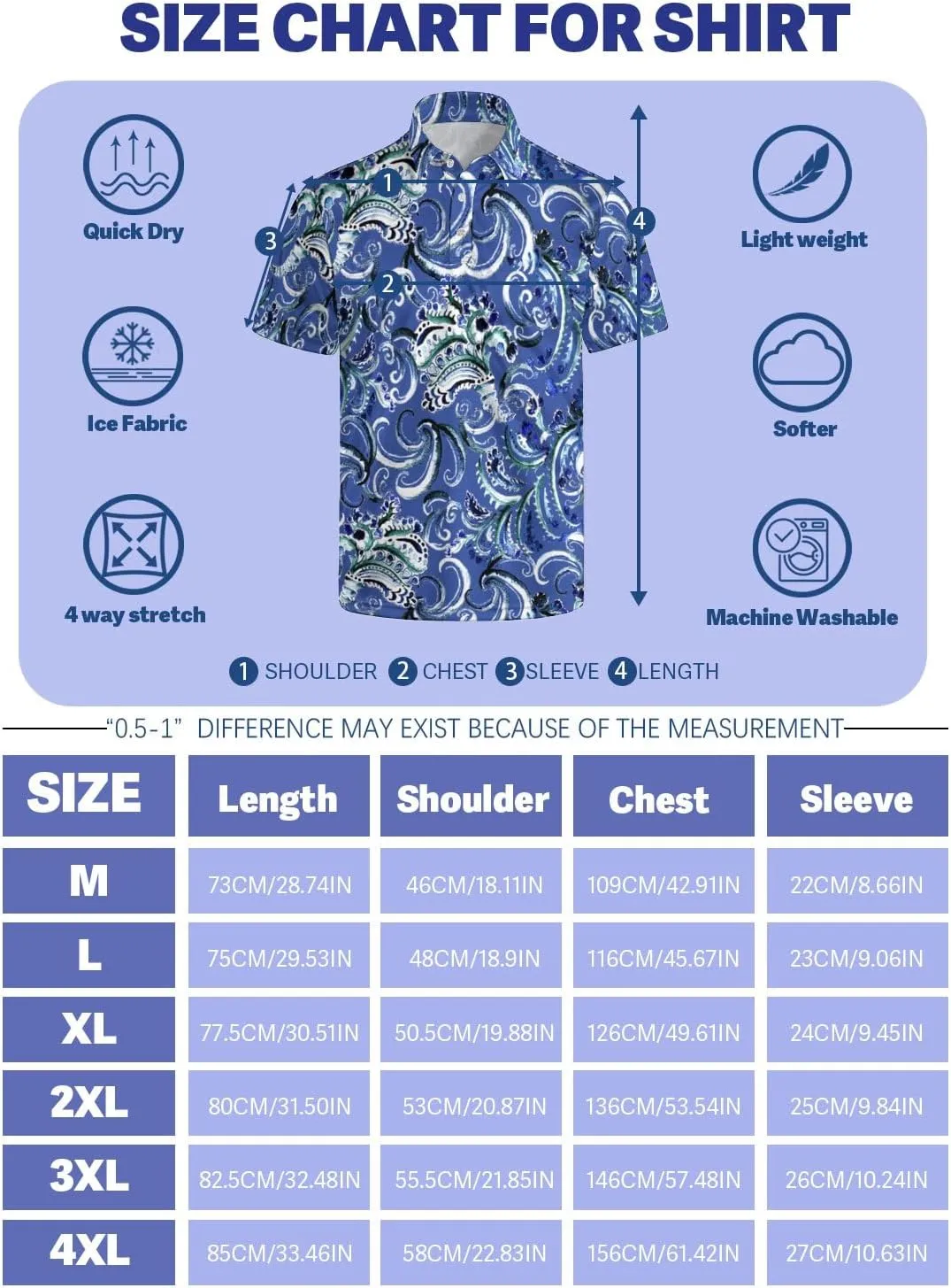 Polo Shirts for Men Funny Print Golf Polo Shirts for Men Lightweight 4 Way Stretch Men Golf Shirts Short Sleeve