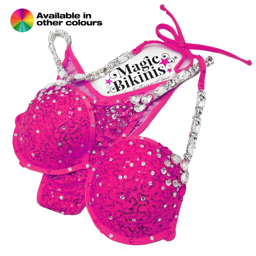 Quick Ship Bikini 184 New York Sequin with Connectors