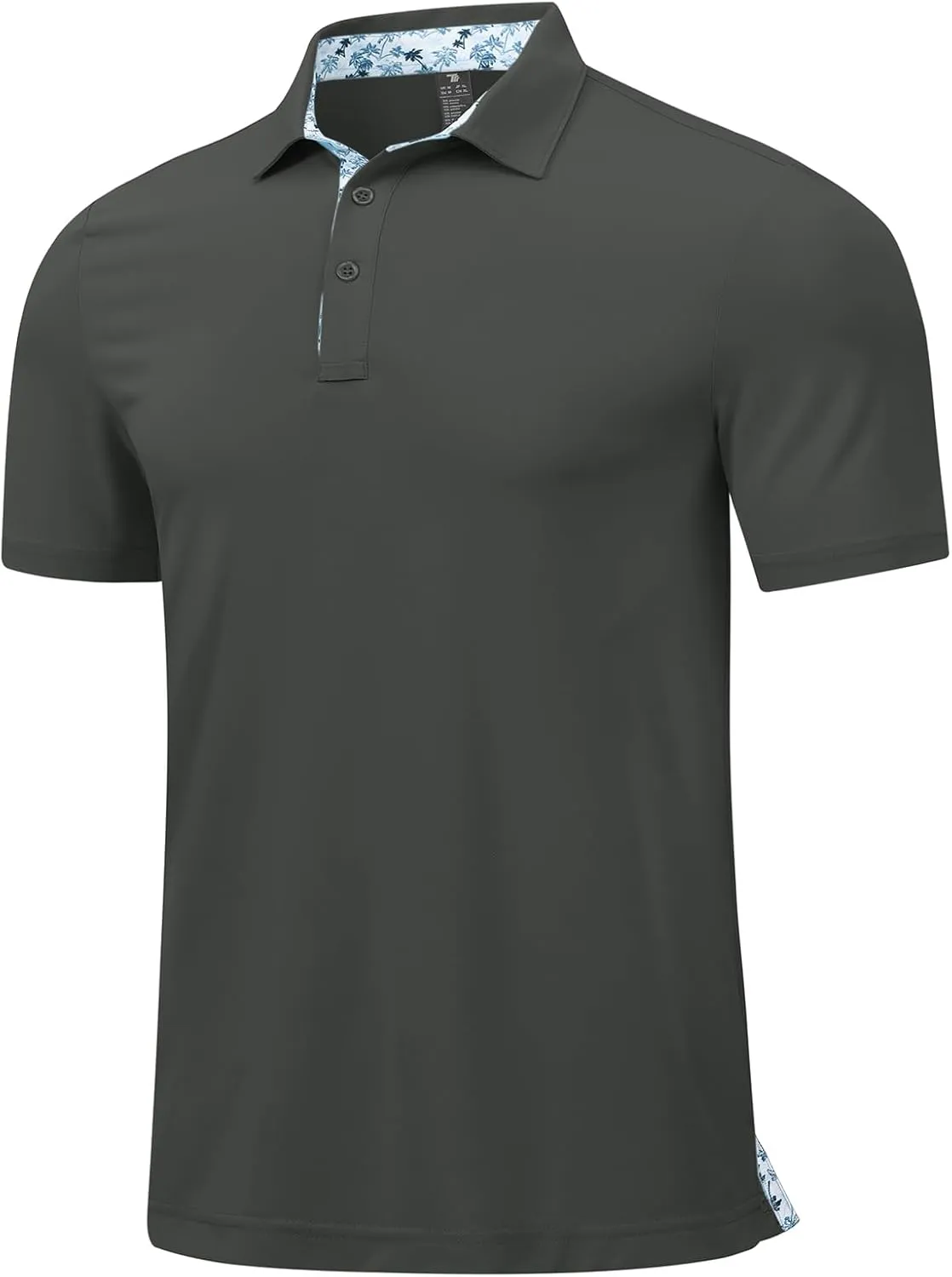 Rdruko Mens Polo Shirts Short Sleeve Dry Fit Moisture Wicking Sports Golf Tennis T-Shirt