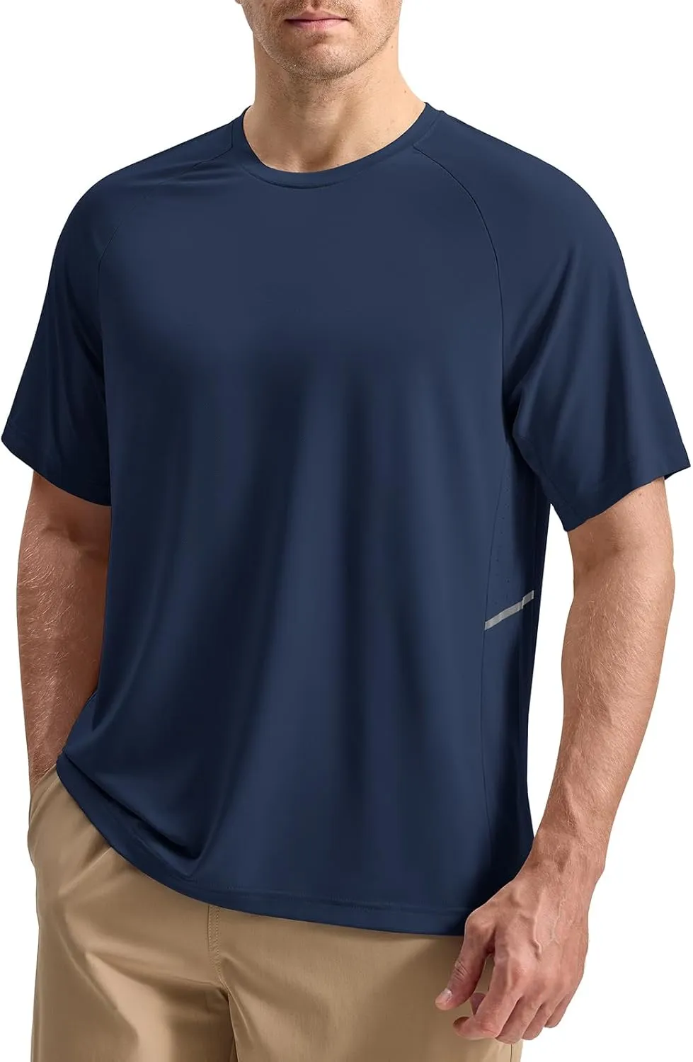Rdruko Men's Workout Dry Fit Shirts Moisture Wicking Athletic Running Casual Active Sports Shirts