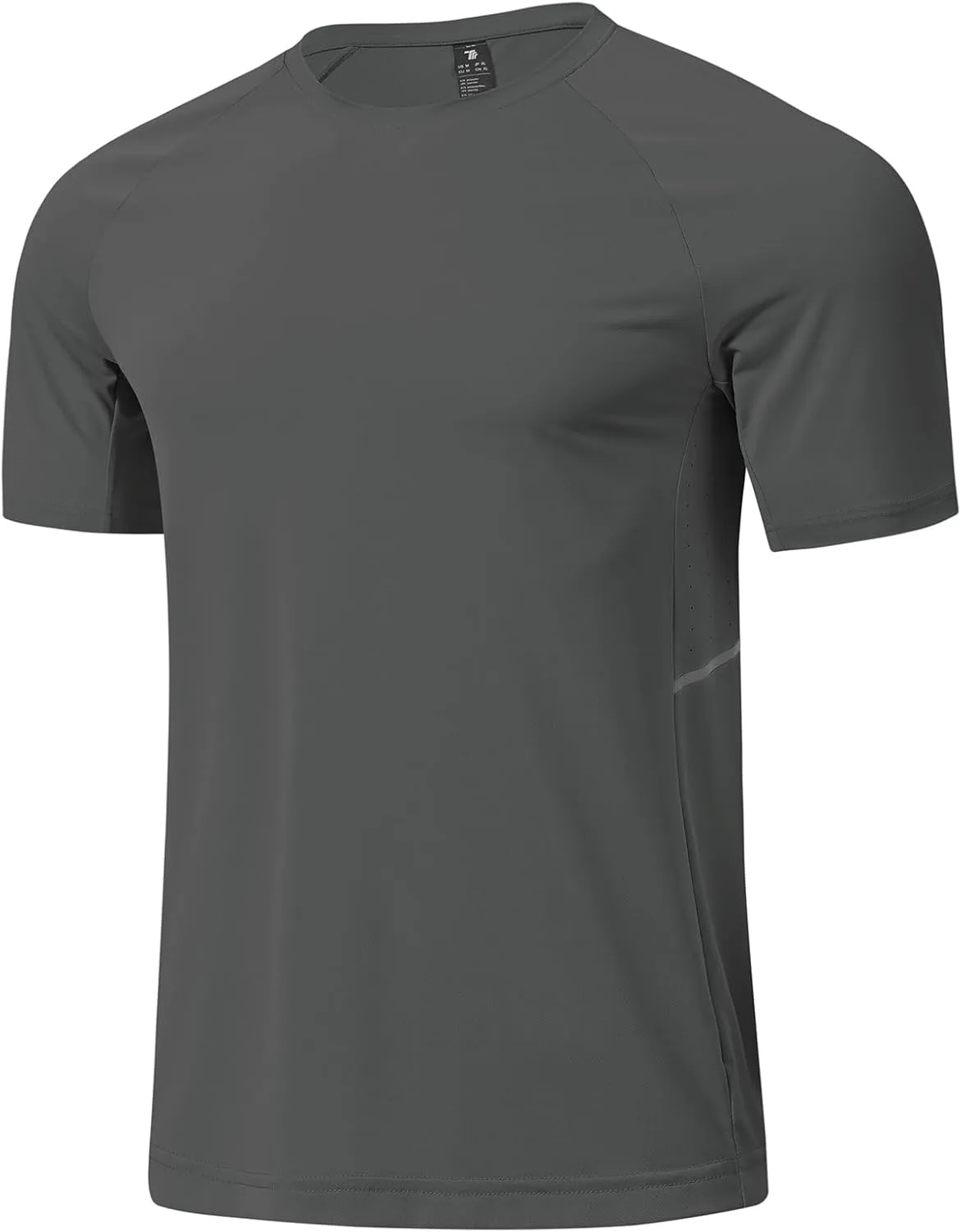 Rdruko Men's Workout Dry Fit Shirts Moisture Wicking Athletic Running Casual Active Sports Shirts