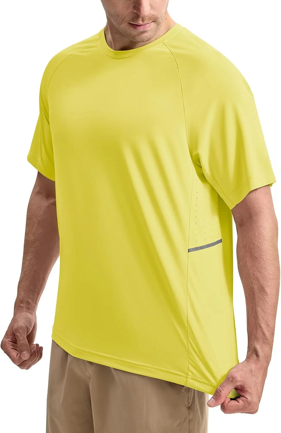 Rdruko Men's Workout Dry Fit Shirts Moisture Wicking Athletic Running Casual Active Sports Shirts