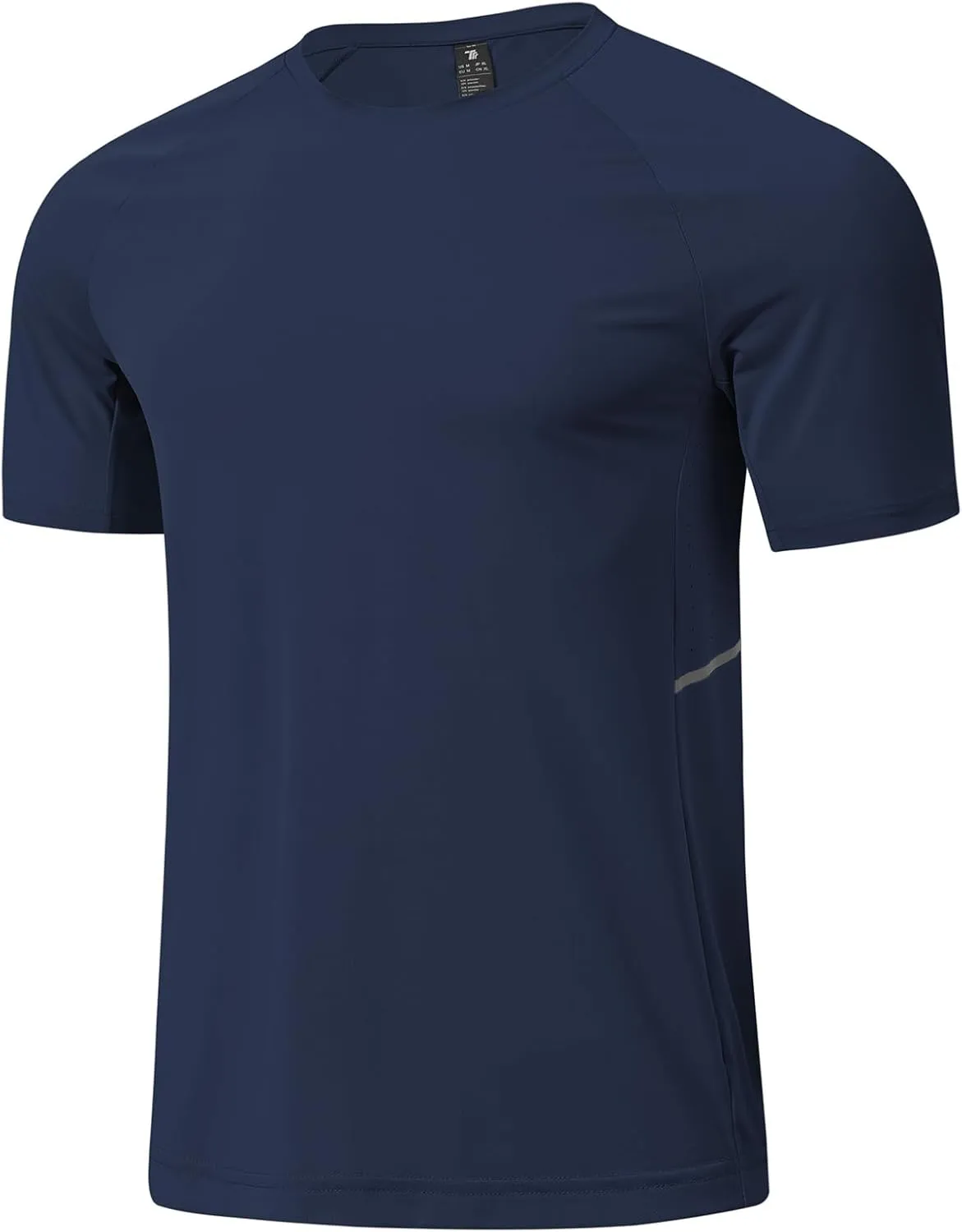 Rdruko Men's Workout Dry Fit Shirts Moisture Wicking Athletic Running Casual Active Sports Shirts