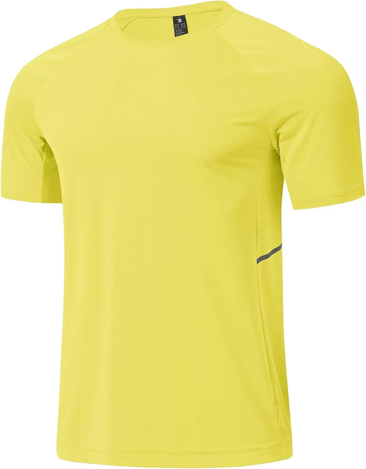 Rdruko Men's Workout Dry Fit Shirts Moisture Wicking Athletic Running Casual Active Sports Shirts