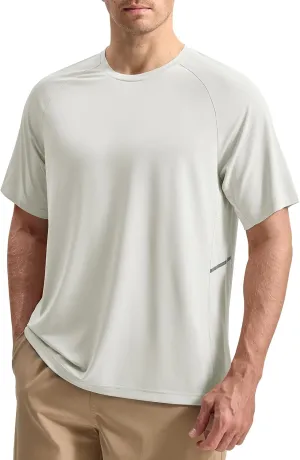 Rdruko Men's Workout Dry Fit Shirts Moisture Wicking Athletic Running Casual Active Sports Shirts