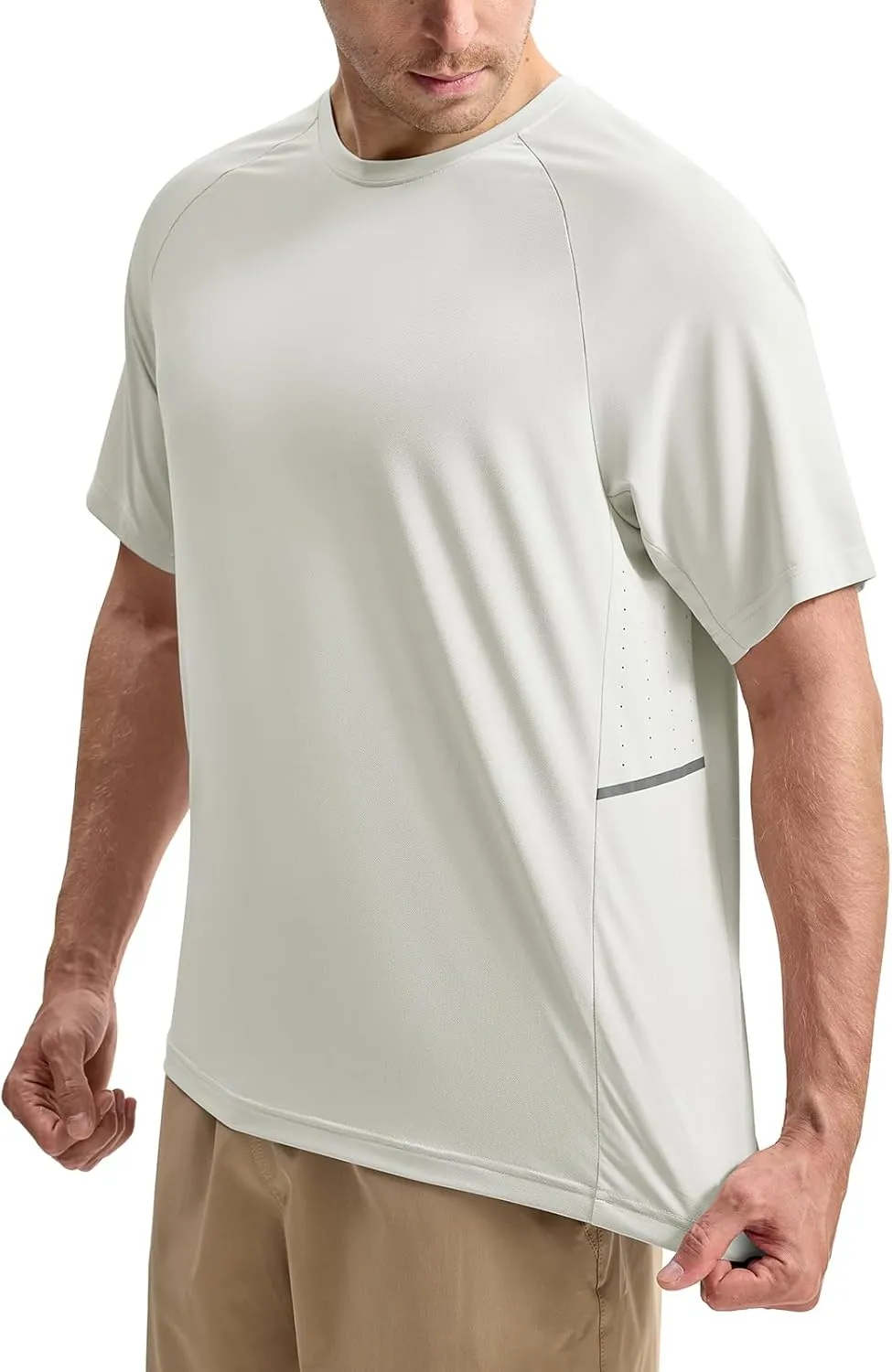 Rdruko Men's Workout Dry Fit Shirts Moisture Wicking Athletic Running Casual Active Sports Shirts