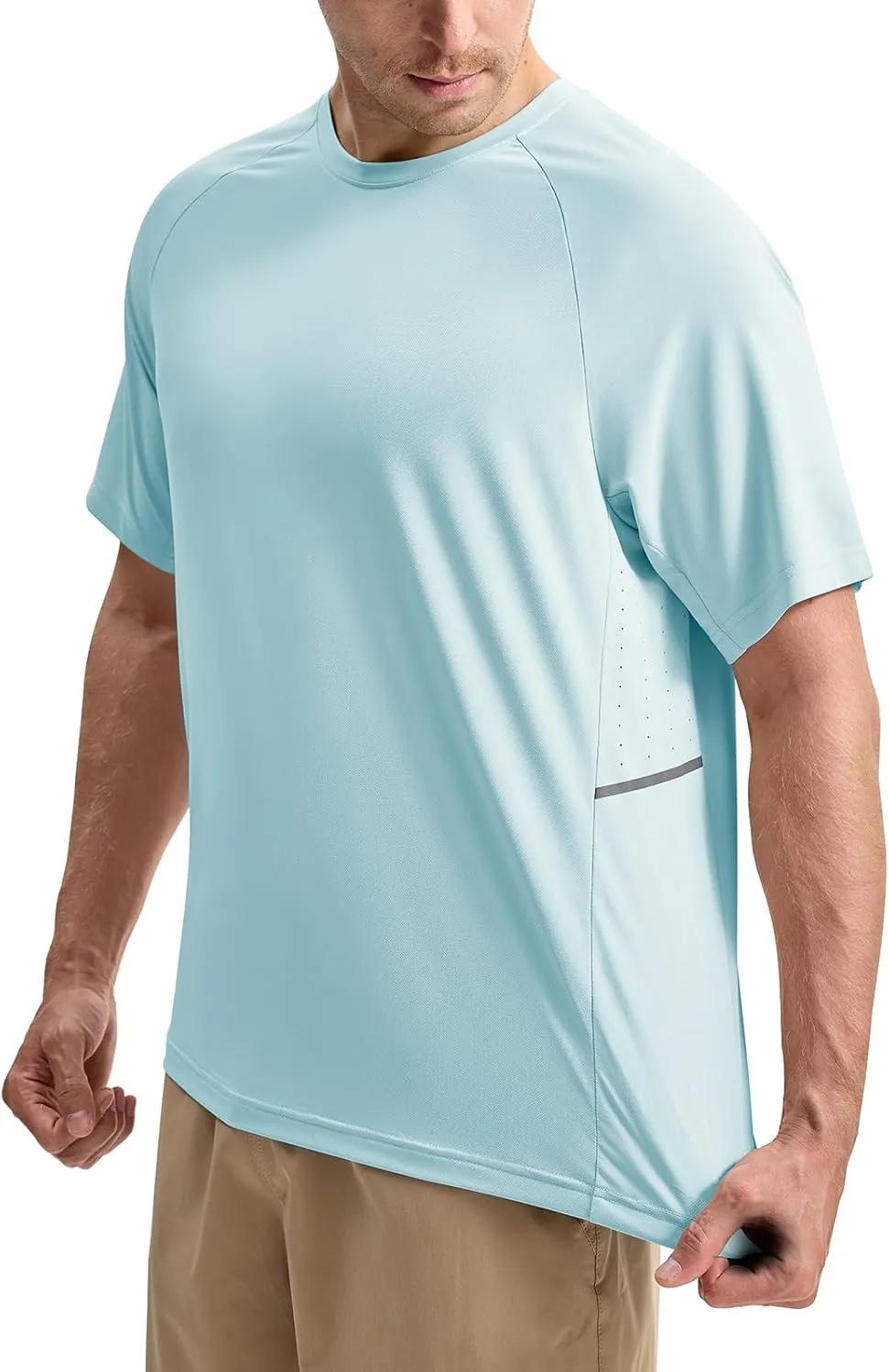 Rdruko Men's Workout Dry Fit Shirts Moisture Wicking Athletic Running Casual Active Sports Shirts
