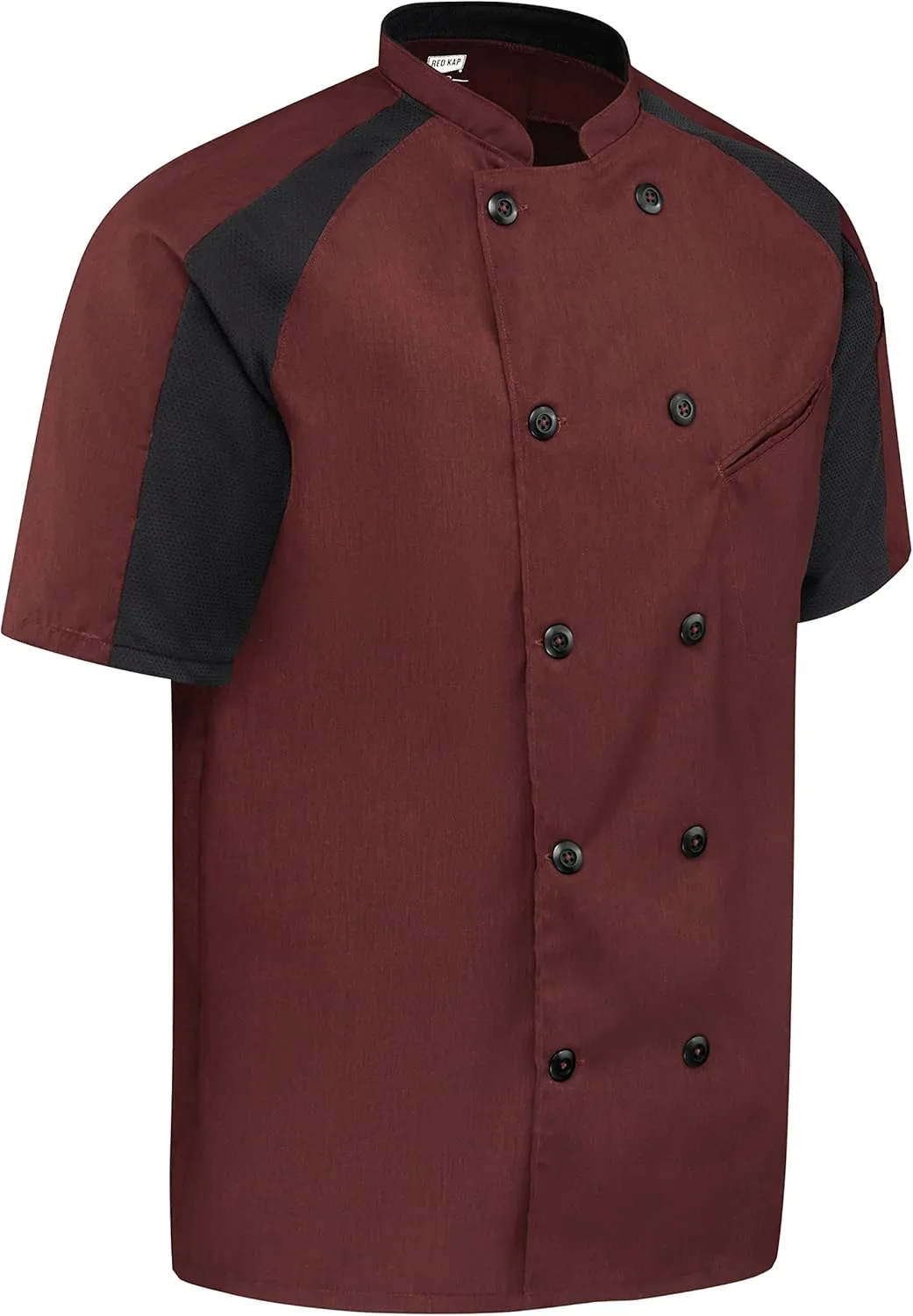 Red Kap mens Airflow Raglan Chef Coat With OilblokChef's Jacket