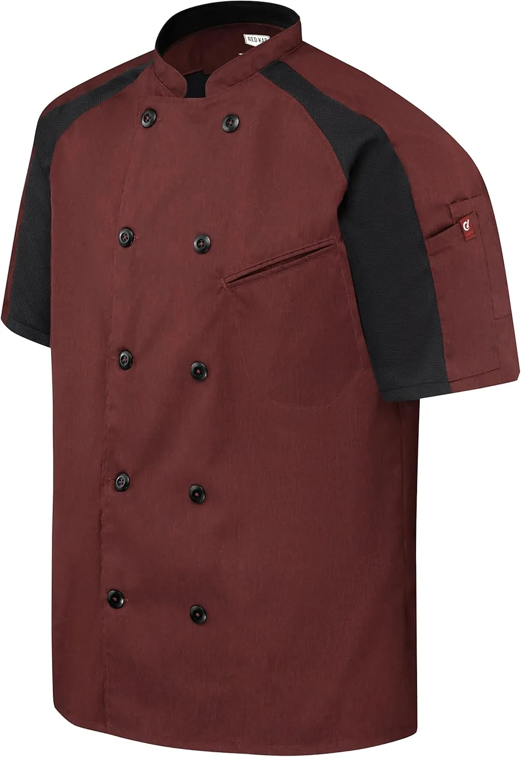 Red Kap mens Airflow Raglan Chef Coat With OilblokChef's Jacket