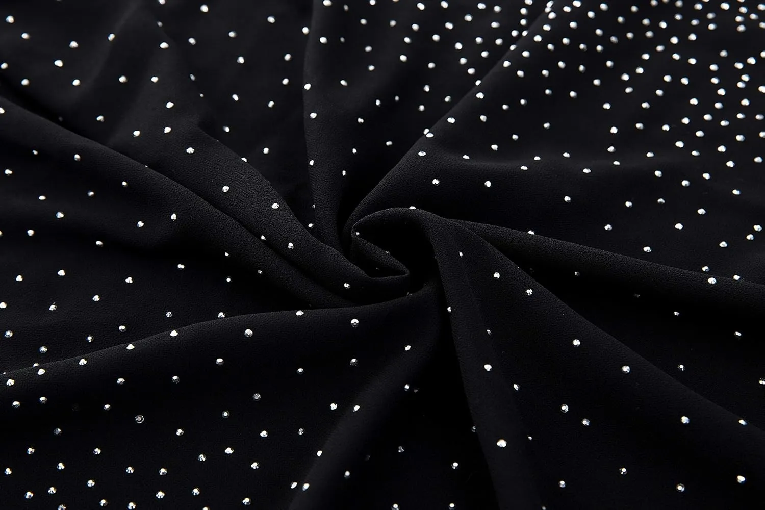 REEMONDE Womens Rhinestones Pashmina Shawls and Wraps for Evening Dresses Chiffon Shawl Sparkly Scarf