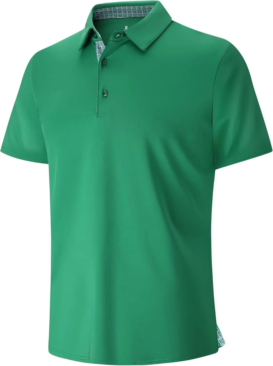 SAMERM Golf Shirts for Men Dry Fit Short Sleeve Moisture Wicking Casual Solid Stylish Mens Polo Shirts