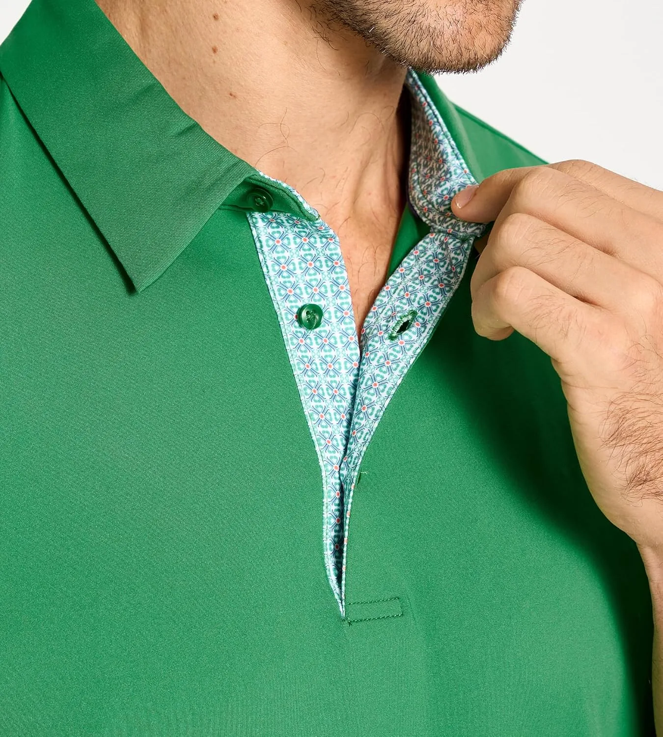 SAMERM Golf Shirts for Men Dry Fit Short Sleeve Moisture Wicking Casual Solid Stylish Mens Polo Shirts