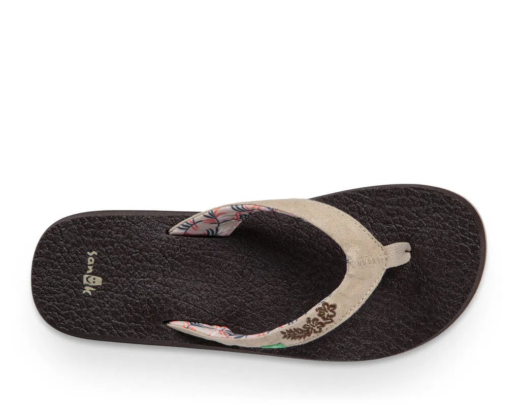 Sanuk Women's Yoga Paradise 2 - Natural Paradise Palms
