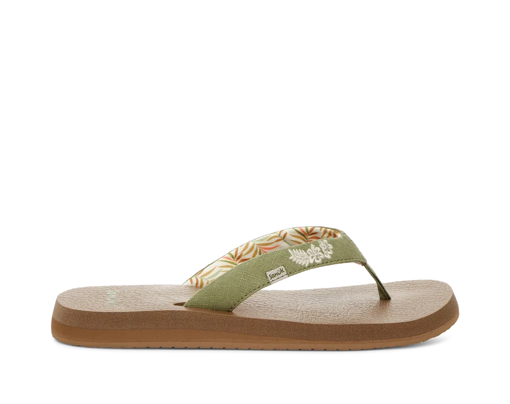Sanuk Women's Yoga Paradise 2 - Sage Paradise Palms