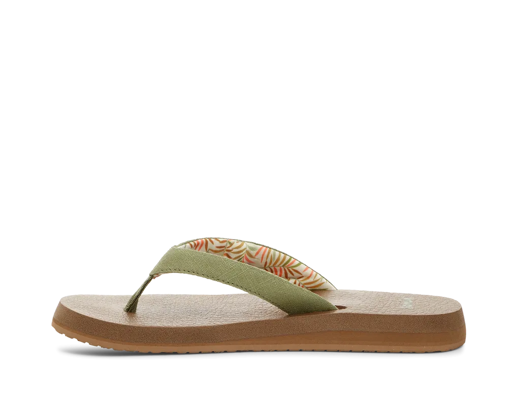 Sanuk Women's Yoga Paradise 2 - Sage Paradise Palms