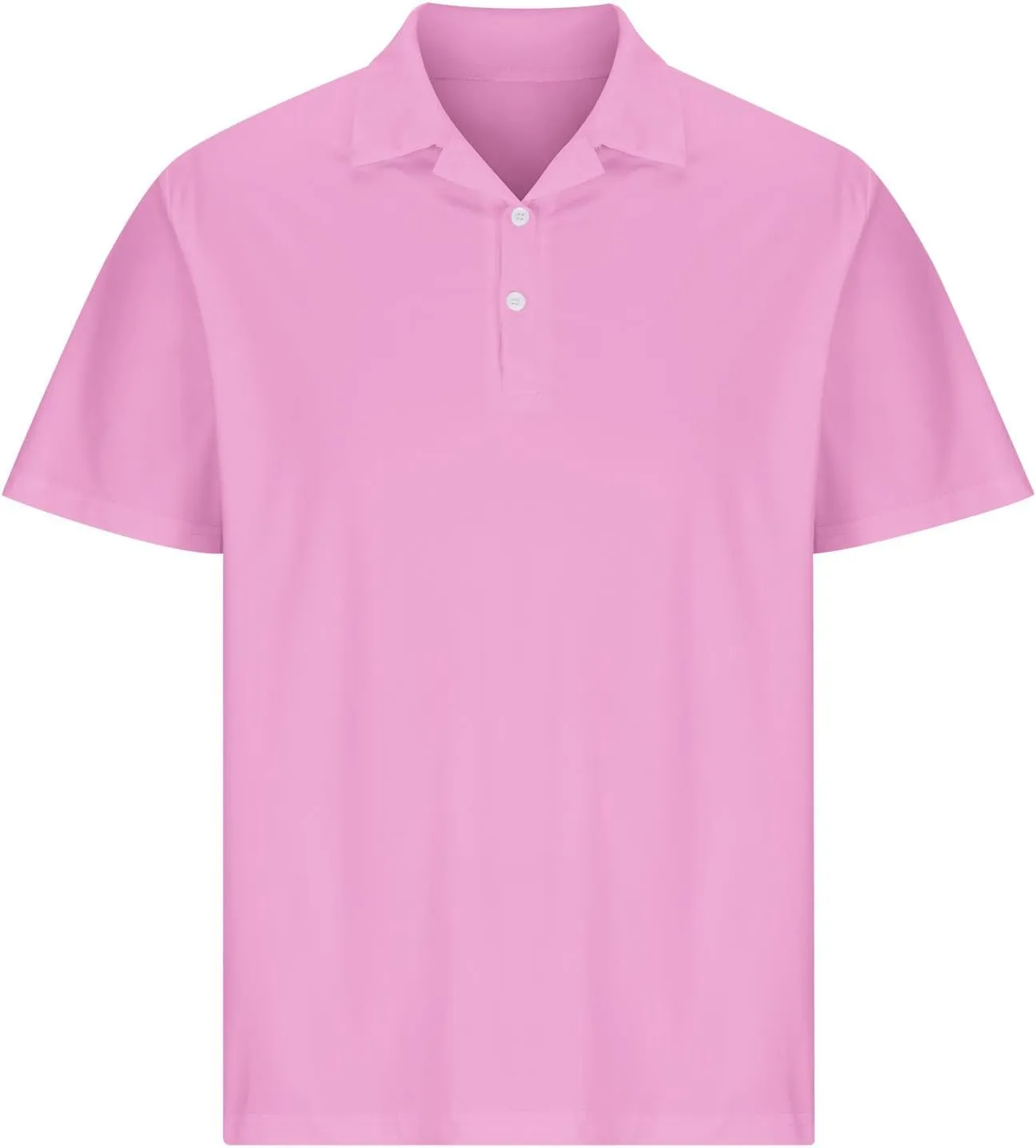 Shirts for Men Summer Short Sleeve Golf Shirts Lightweight Quick-Dry Athletic T Shirts Lapel Button Vacation Tees