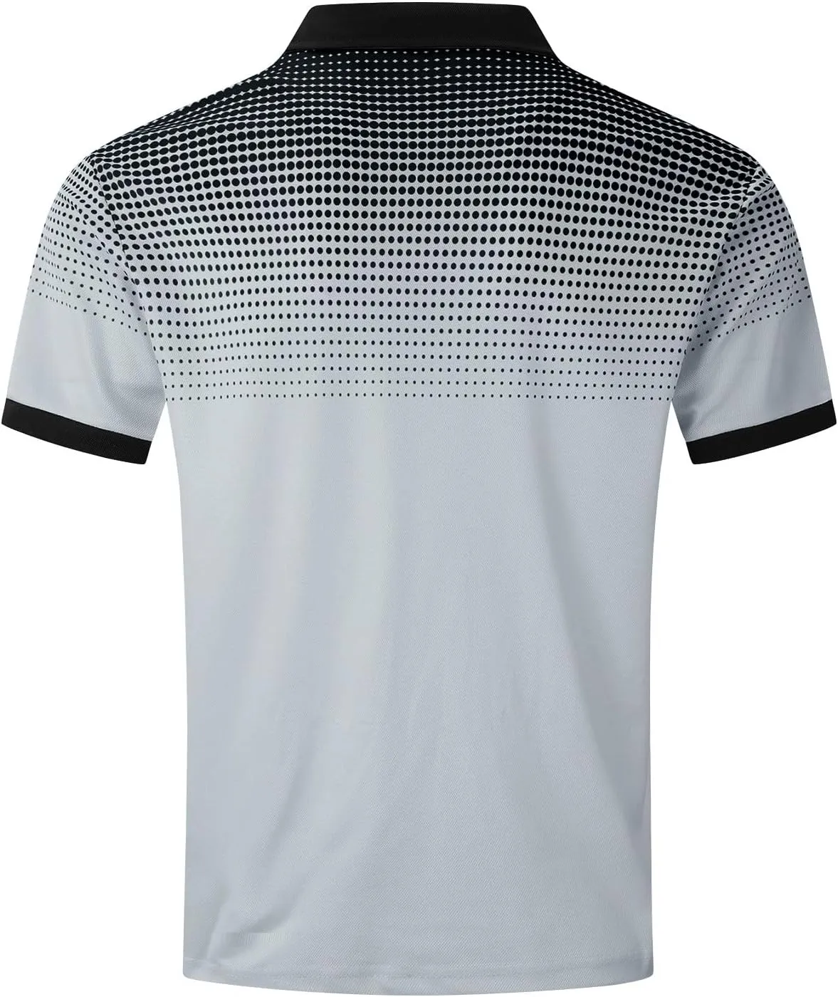 Shirts for Men Summer Short Sleeve Golf Shirts Lightweight Quick-Dry Athletic T Shirts Lapel Button Vacation Tees