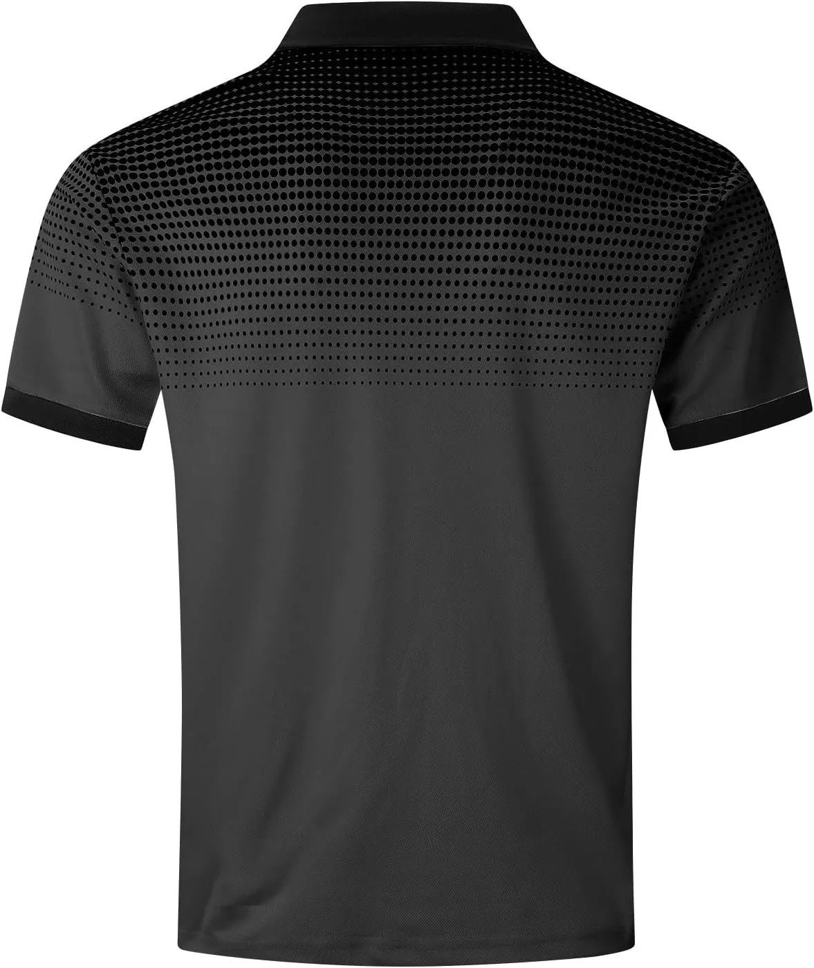 Shirts for Men Summer Short Sleeve Golf Shirts Lightweight Quick-Dry Athletic T Shirts Lapel Button Vacation Tees