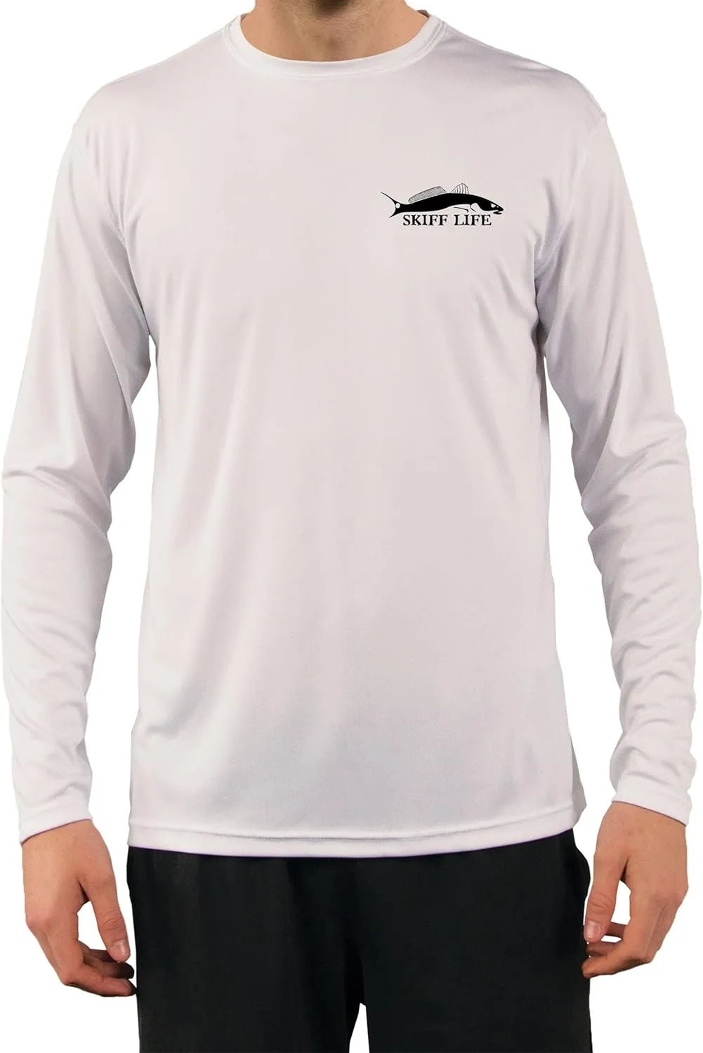Skiff Life Redfish Red Drum Fishing Shirts Men's Quick Dry Lightweight UPF 50  Long Sleeve Shirts Moisture Wicking