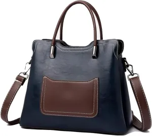 Soft Leather Bucket Crossbody Bag for Women - Stylish Top Handle Purse & Tote Handbag in Elegant Green