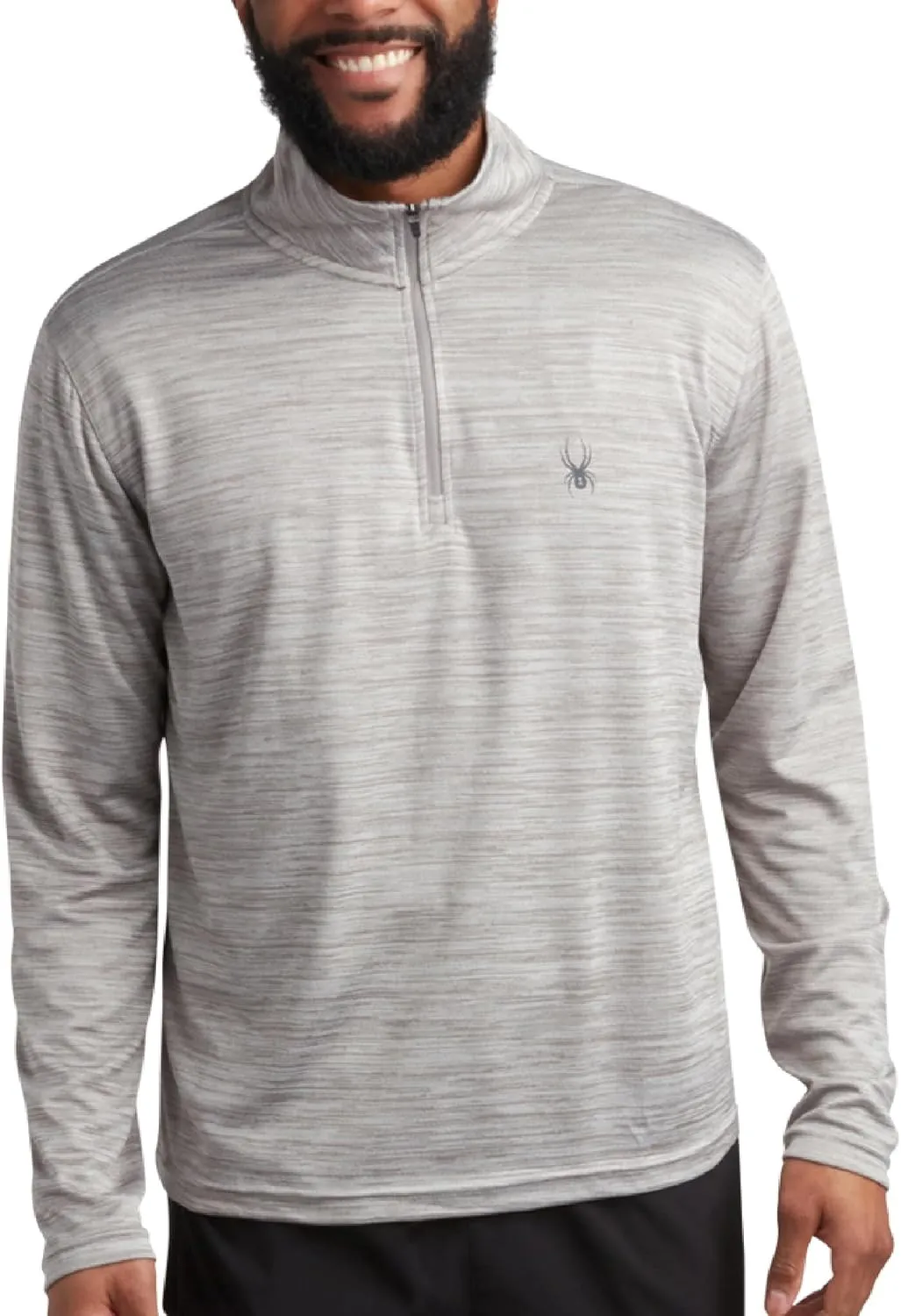 Spyder Mens Quarter Zip Pullover Sweatshirt - Moisture Wicking Shirts For Men - 1/4 Zip Pullover Mens Golf Sweaters for Men