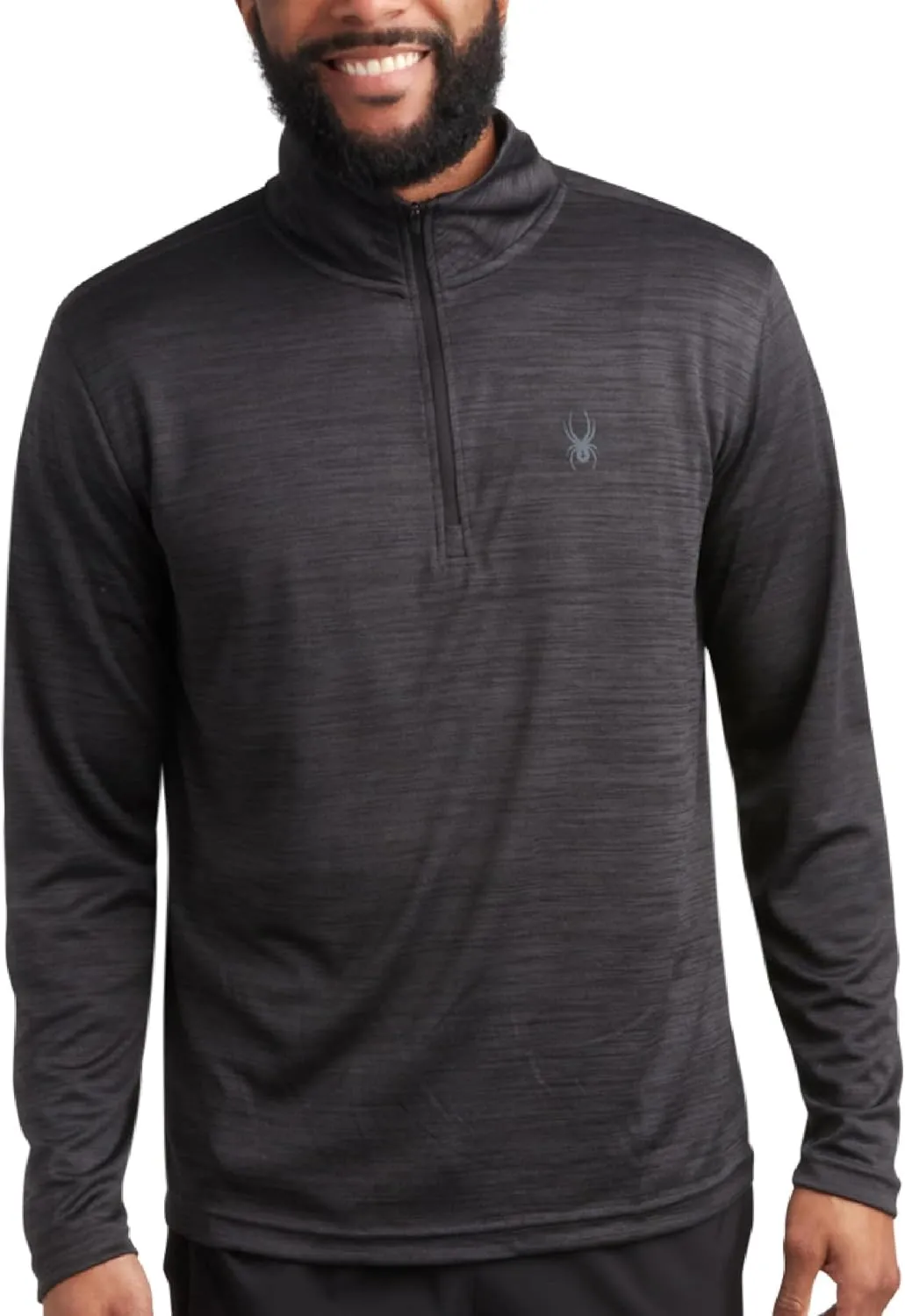Spyder Mens Quarter Zip Pullover Sweatshirt - Moisture Wicking Shirts For Men - 1/4 Zip Pullover Mens Golf Sweaters for Men