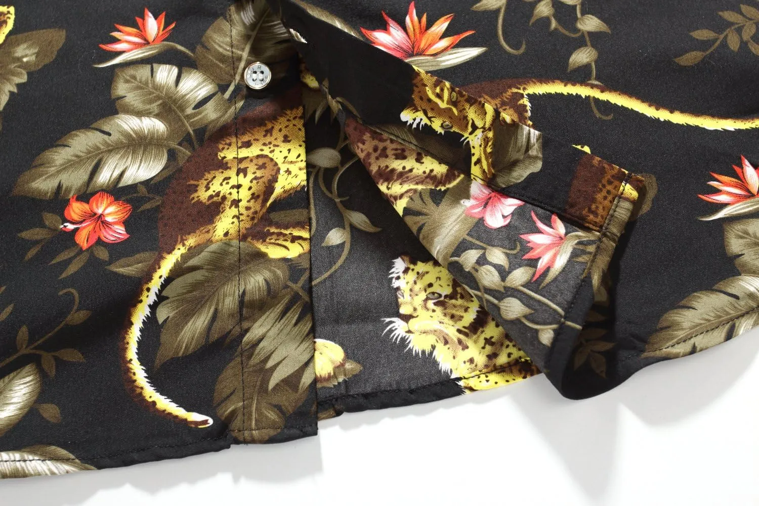 SSLR Mens Short Sleeve Button Down Shirts Casual Summer Hawaiian Shirts for Men
