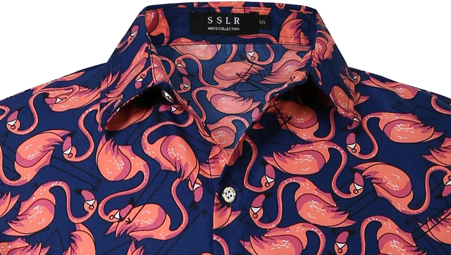 SSLR Mens Short Sleeve Button Down Shirts Casual Summer Hawaiian Shirts for Men