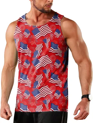 Tank Tops Men Graphic Tank Tops for Men Workout Tank Tops Summer Sleeveless Shirts for Men Sport T-Shirts