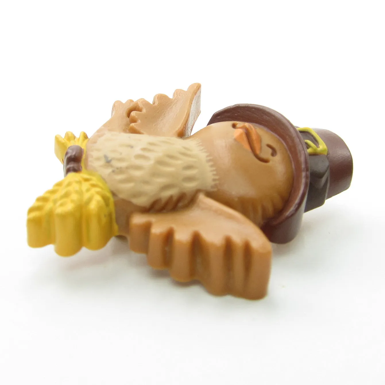 Thanksgiving Bird in Pilgrim Hat Pin Vintage Hallmark 1981Lapel