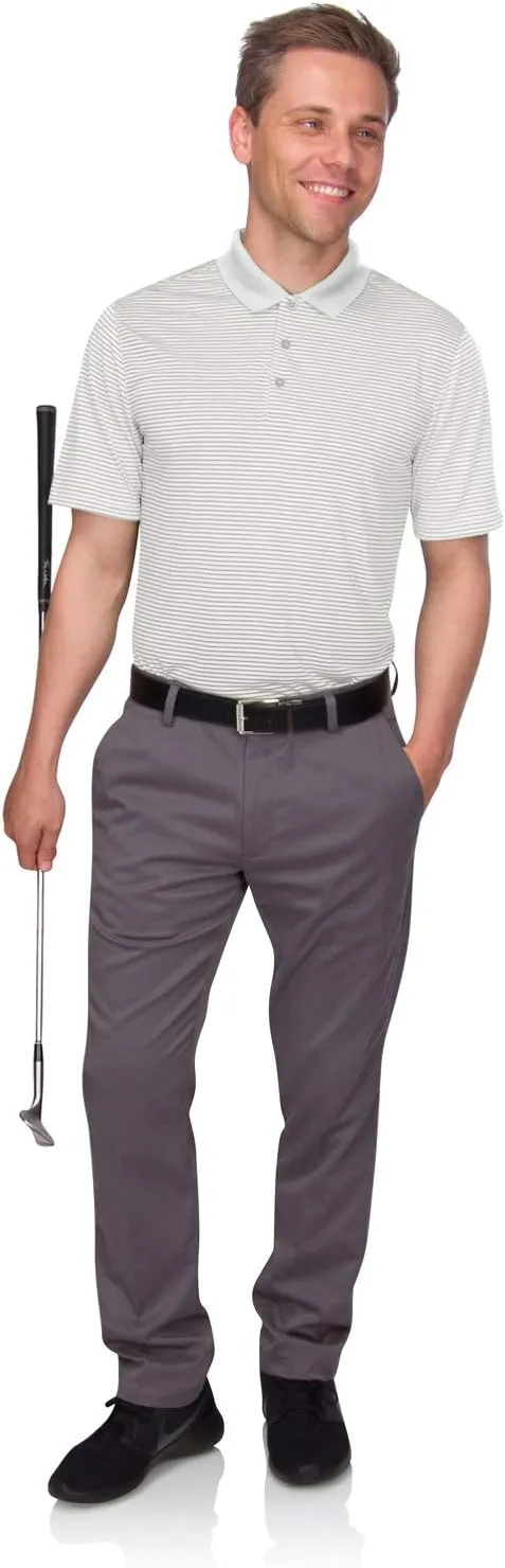 Three Sixty Six Quick Dry Golf Shirts for Men - Moisture Wicking Short-Sleeve Casual Polo Shirt