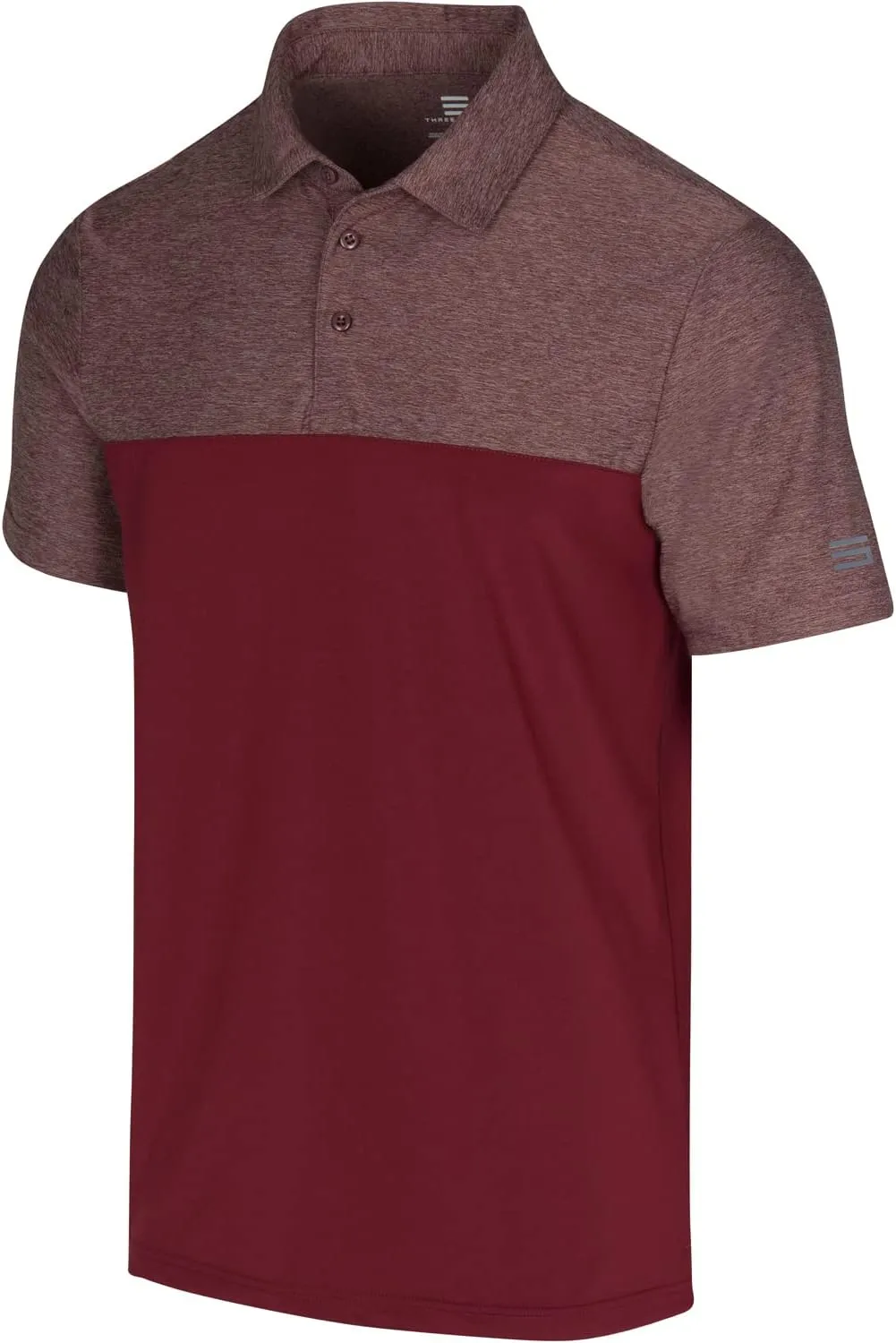 Three Sixty Six Quick Dry Golf Shirts for Men - Moisture Wicking Short-Sleeve Casual Polo Shirt