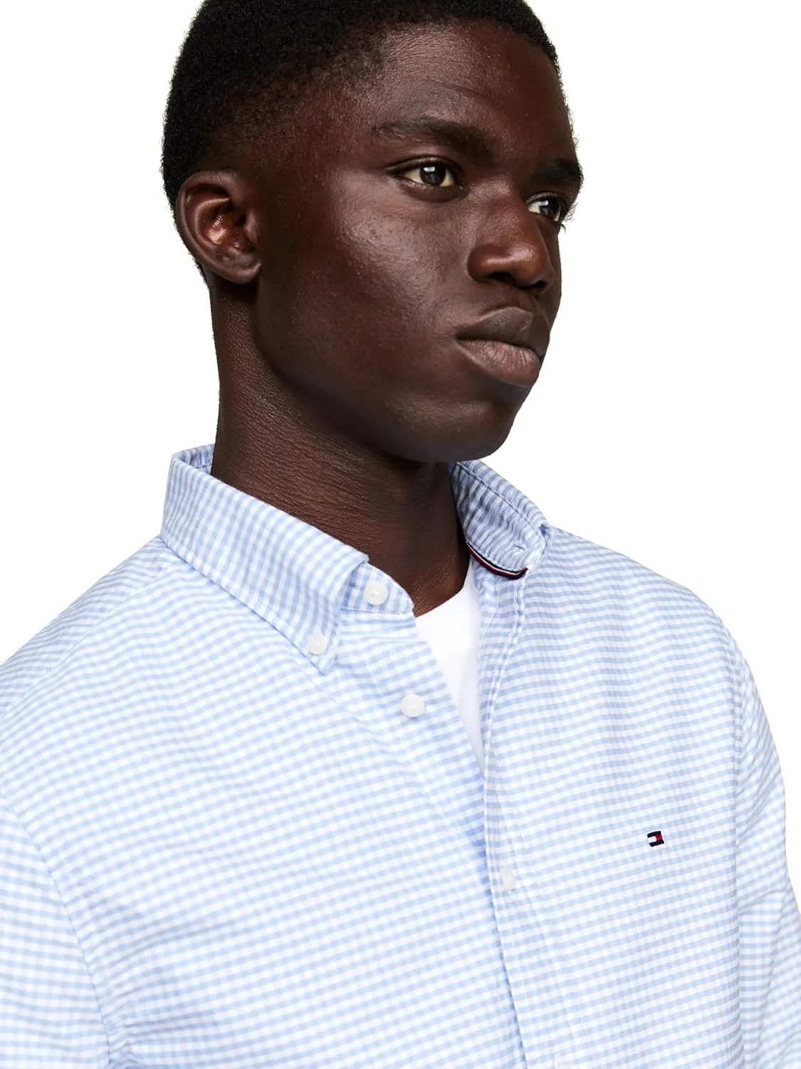 Tommy Hilfiger Long Sleeve Oxford Regular Fit, Men's Button Down Shirts, Also Available in Big and Tall