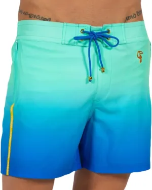 Tucann Men's Trunks 5" Compression Liner Quick Dry Zipper Pocket Chlorine Resistan 4 Way Stretch Faded Shorts for Men